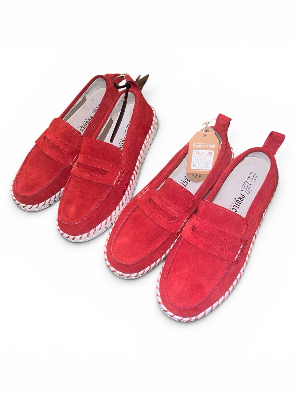 Project Cloud Red Loafers bundle Size 6.5 NWT2 pairs